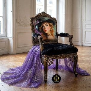 Glamour Witch with Sparkling Wand Decoupage Tissue Paper
