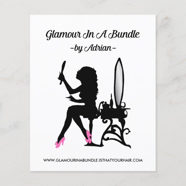 GlamourInABundle Flyer (Front)