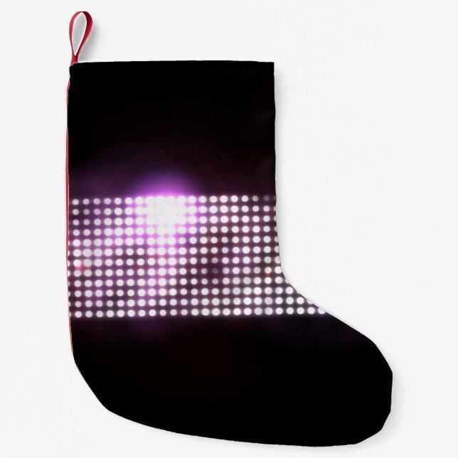 Glamourous abstract background design. small christmas stocking (Front)