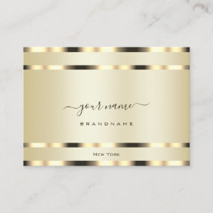 Glamourous and Elegant Gold Effect Professional Business Card