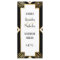 Glamourous Art Deco Geometric Wedding Menu