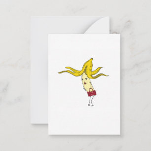 Glamourous banana, banana theme card
