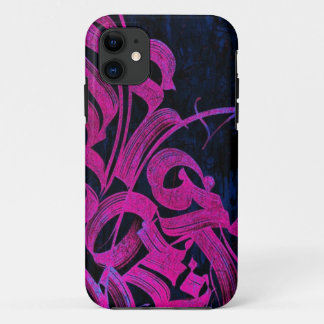 "Glamourous Black Pink: Sleek Phone Case" iPhone 11 Case