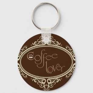 glamourous Coffee Lover Keychain