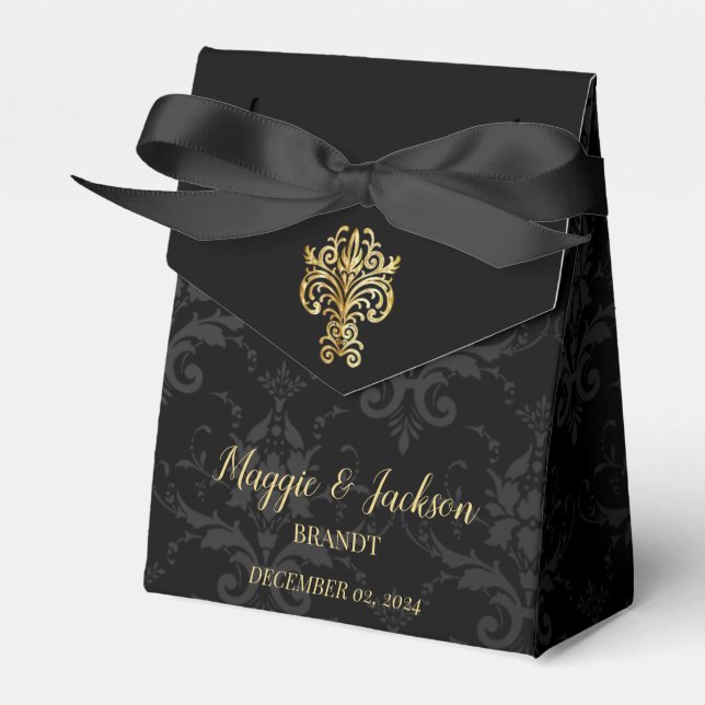 Glamourous Evening Favor Box (Front Side)