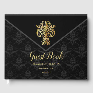 Glamourous Evening Wedding Guest Book