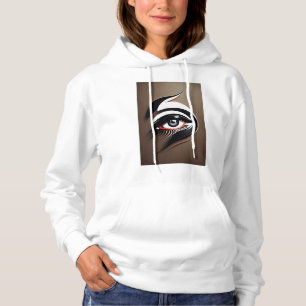  Glamourous eyelashes forming  Hoodie