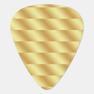 Glamourous Faux Gold Trendy Template Elegant Guitar Pick