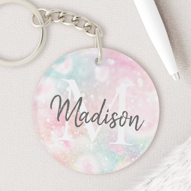Glamourous Glitter Pink Pretty Pattern Keychain (Creator Uploaded)
