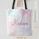 Glamourous Glitter Pink Pretty Pattern Tote Bag<br><div class="desc">Easily personalize this pretty pink bokeh glitter pattern with your custom name and/or monogram.</div>