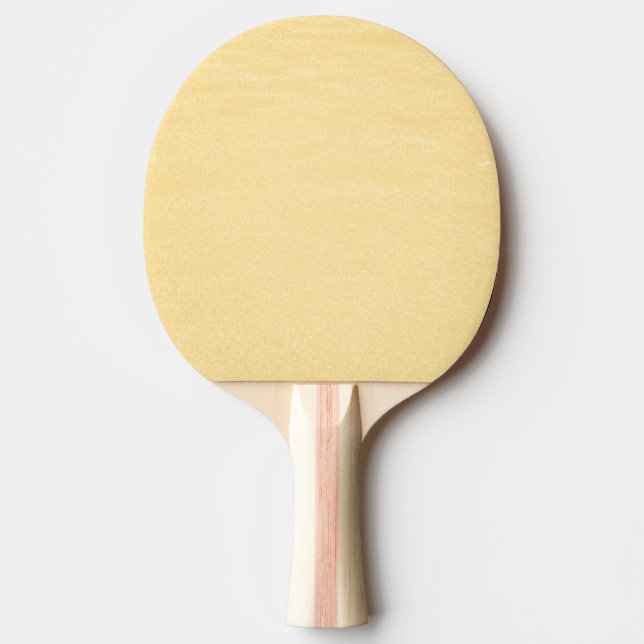 Glamourous Gold Colour Ping Pong Paddle (Front)