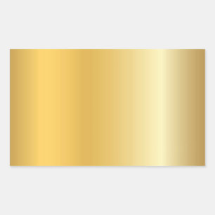 Glamourous Gold Look Blank Modern Elegant Template Sticker