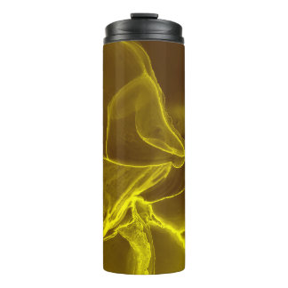 Glamourous ink fluid: marble foil. thermal tumbler