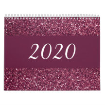 Glamourous inspirational calendar