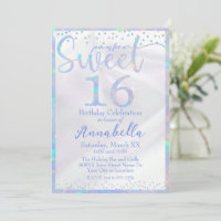 Glamourous Iridescent Opal Sweet 16 Birthday