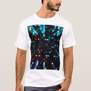 Glamourous Lights: Abstract Fashion Wallpaper T-Shirt