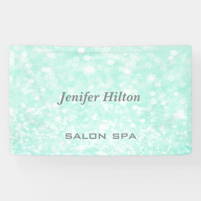 Glamourous modern chic glittery banner (Horizontal)