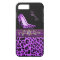 Glamourous Purple Jaguar Print iPhone 7 Plus Case