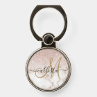 Glamourous Rose Gold White Glitter Marble Gradient