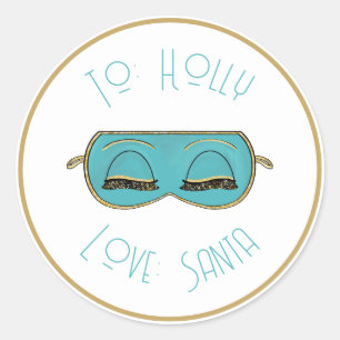 Glamourous Sleep Mask New York City Girl Stickers