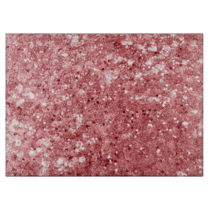 Glamourous Sparkly Pink Glitter Cutting Board