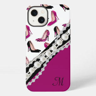 Glamourous Stiletto High Heels and Faux Gems  iPhone 13 Case