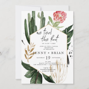 Glamourous Summer Greenery Wedding Reception