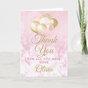 Glamourous Thank You Retirement Card