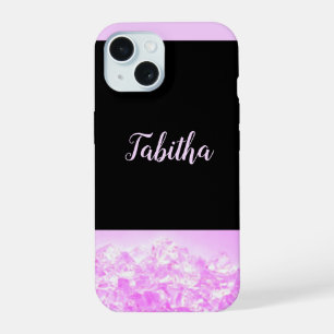 Glamourous Trendy Pink Diamond iPhone 15 Case