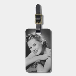 Glamourous Woman Luggage Tag