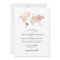 Glamourous World Map | Elegant Travel Theme Weddin