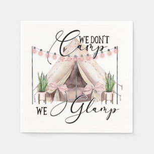 Glamping  Camping  Napkin
