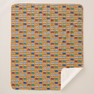 Glamping Classic Retro Campervan fandom VDub  Sherpa Blanket