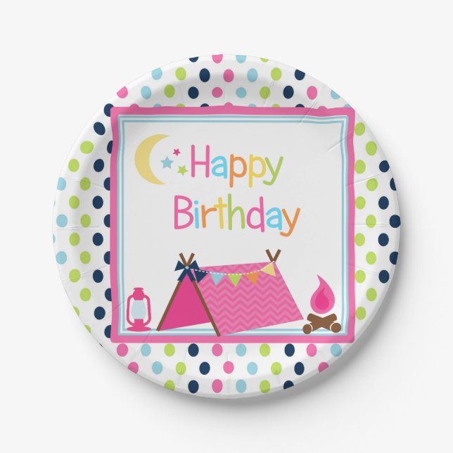 Glamping dessert plates (Front)