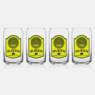 Glamping Queen Camping In Style Can Glass