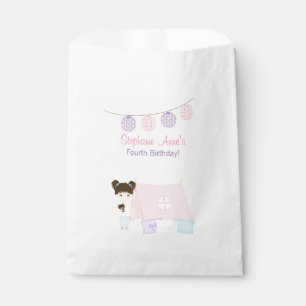 Glamping Sleepover Party Favour Bag