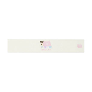 Glamping Sleepover Party Invitation Belly Band