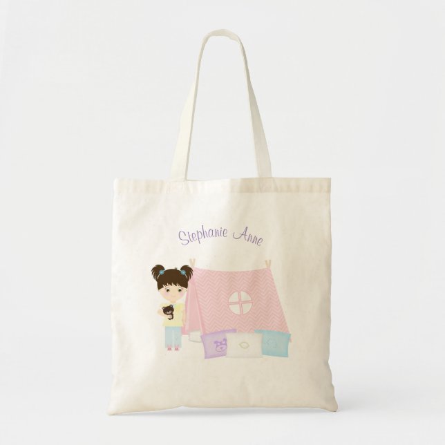 Glamping Sleepover Party Tote Bag (Front)
