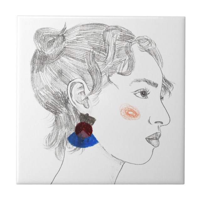 Glance Sketch - Portrait Tile (Front)