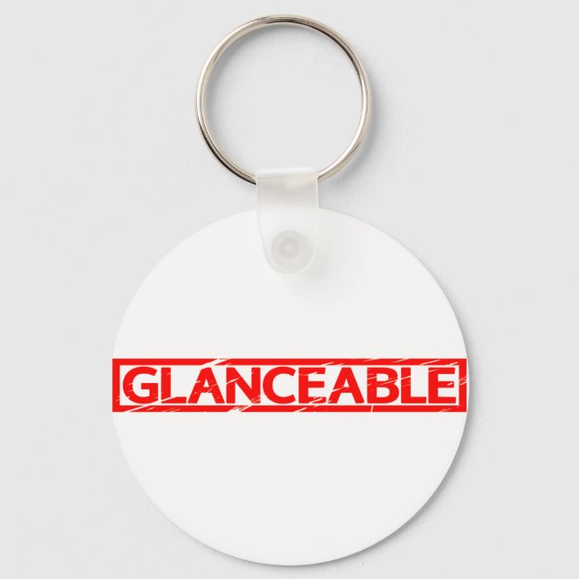 Glanceable Stamp Keychain (Front)