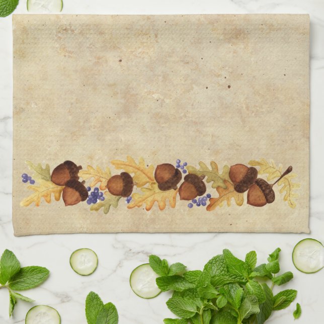 Gland - serviette de cuisine (Plié)