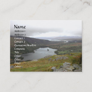 Glanmore Lake from Healy Pass Ireland. Business Card