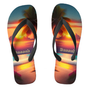 Glänzende Poster Flip Flops