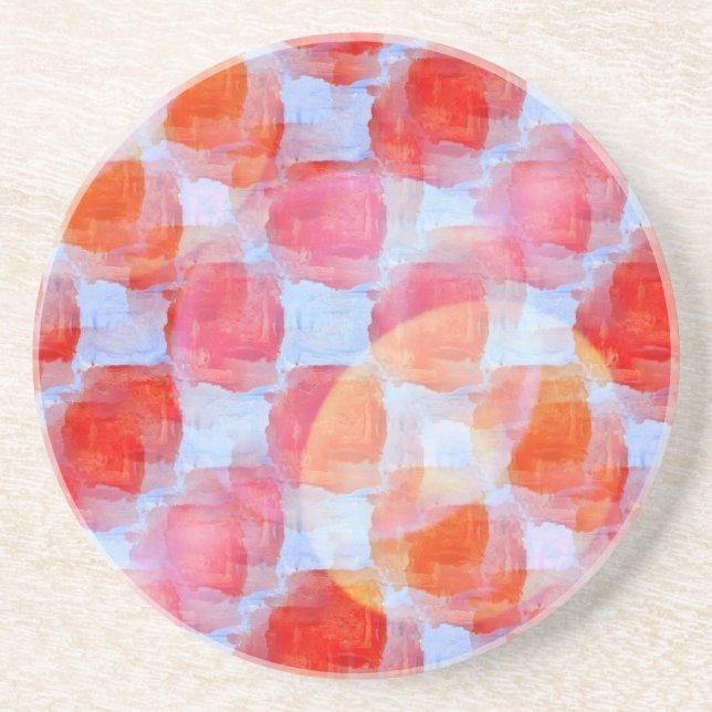 Glare from design texture background coaster (Front)
