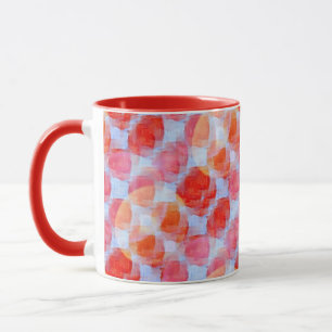 Glare from design texture background mug