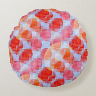 Glare from design texture background round pillow