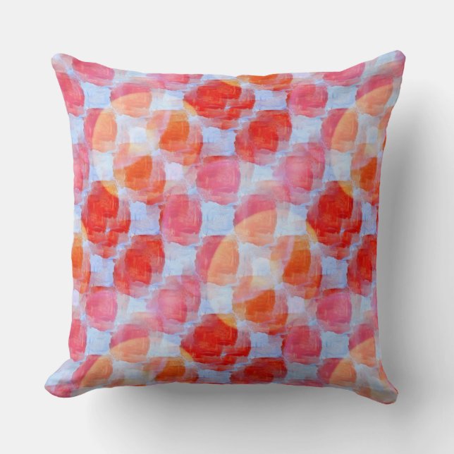 Glare from design texture background throw pillow (Front)