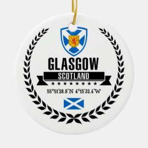 Glasgow Ceramic Ornament