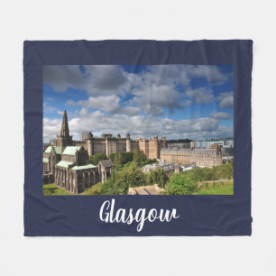 Glasgow City View Fleece Blanket