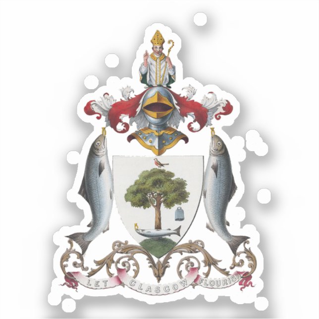 Glasgow Coat of Arms, SCOTLAND (Front)